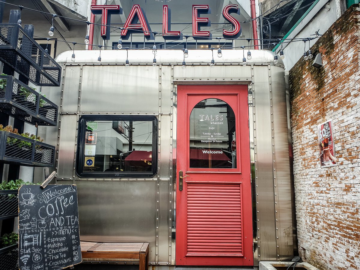 TALES Khaosan (Café & Hostel) คาเฟ่เล็กๆ น่ารักๆ ในย่านข้าวสาร